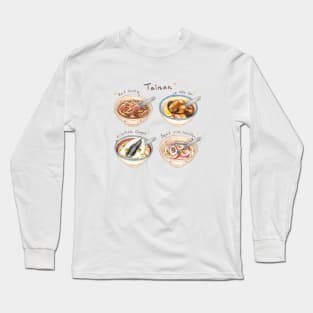 Tainan Food Illustration❤️ Long Sleeve T-Shirt